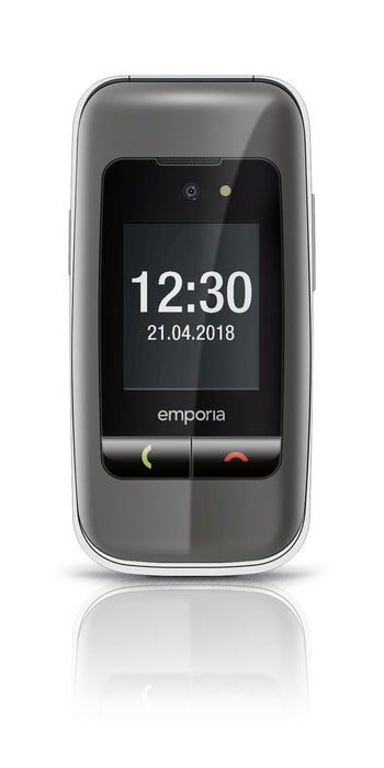 Emporia Clamshell Mobile Phone Grey