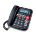 KFT Amplified Big Button Corded Phone - Black