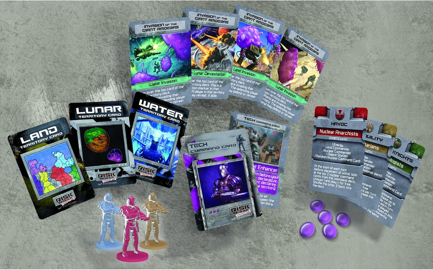 Renegade Games: Risk 2210 A.D. Frontline Expansion - Take The Battle to Mars, Tournament Modules, Asymmetric Factions, Ages 10+, 2-5 Players, 4 Hrs