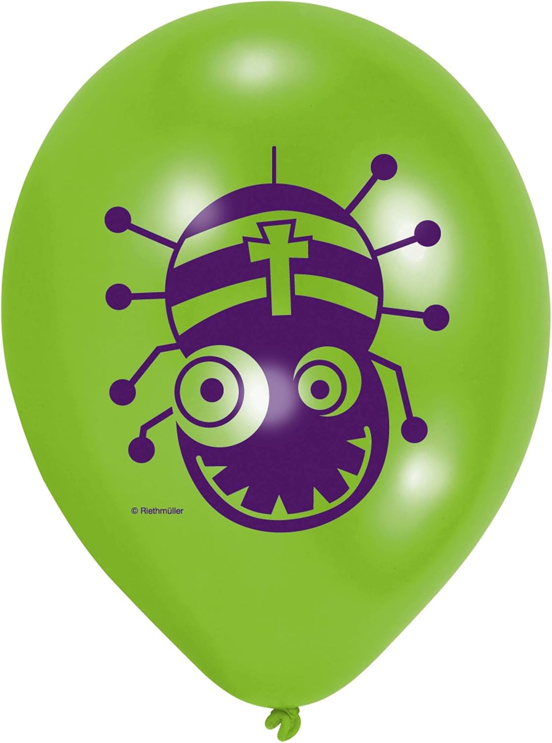 Amscan: 6 Luftballons Halloween Kids H. Palloni Lattice 11`` - 28 Cm Halloween Kids, Stampati 4 Lati
