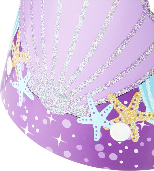 Amscan: 8 Paper Crowns Mermaid Wishes