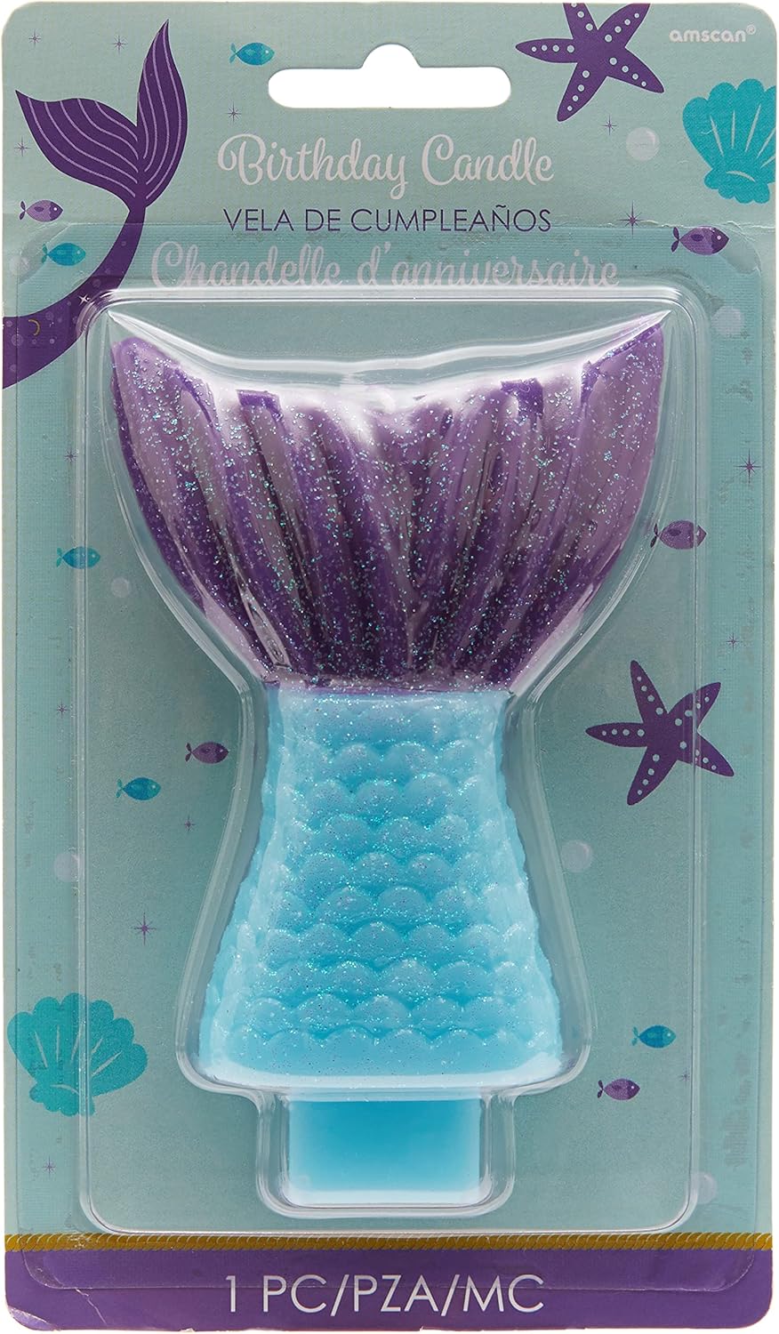 Amscan: Candle Mermaid Wishes Mermaid Tail