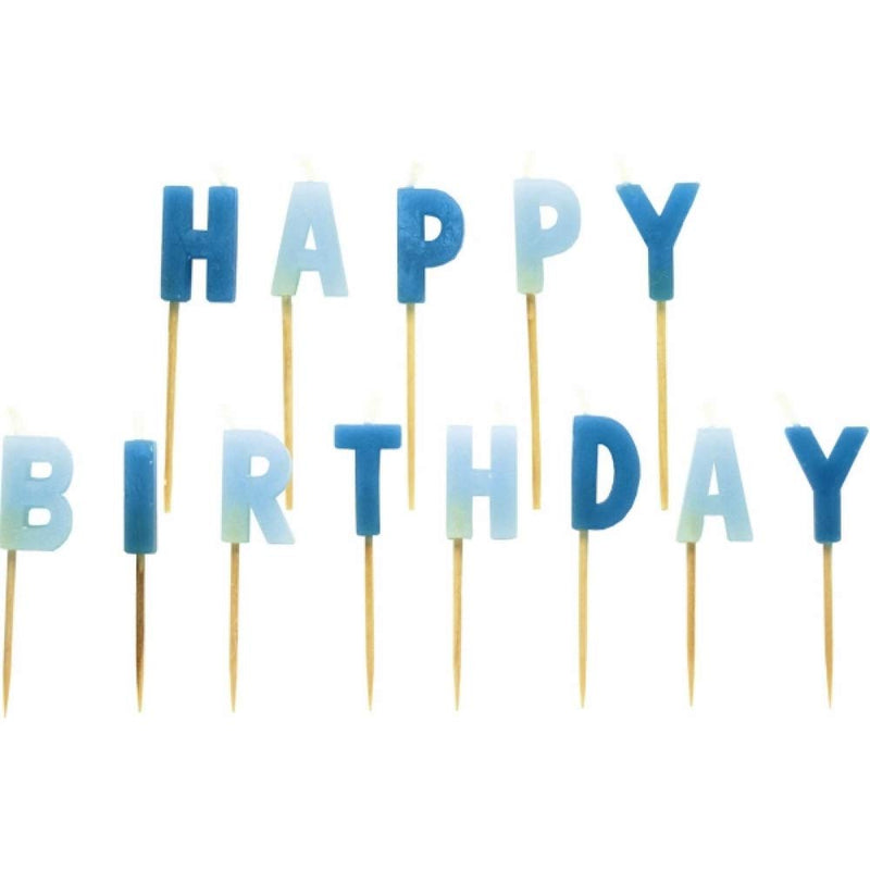 Amscan: Candle Happy Birthday Blue Q