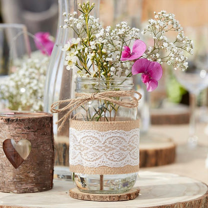 Glass - Hessian Jars