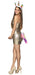 Set Unicorno (tiara con corno e coda), multicolor