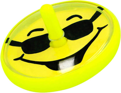 Set di 18 trottola sorridente, 6 colori, 4 cm