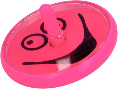 Set di 18 trottola sorridente, 6 colori, 4 cm