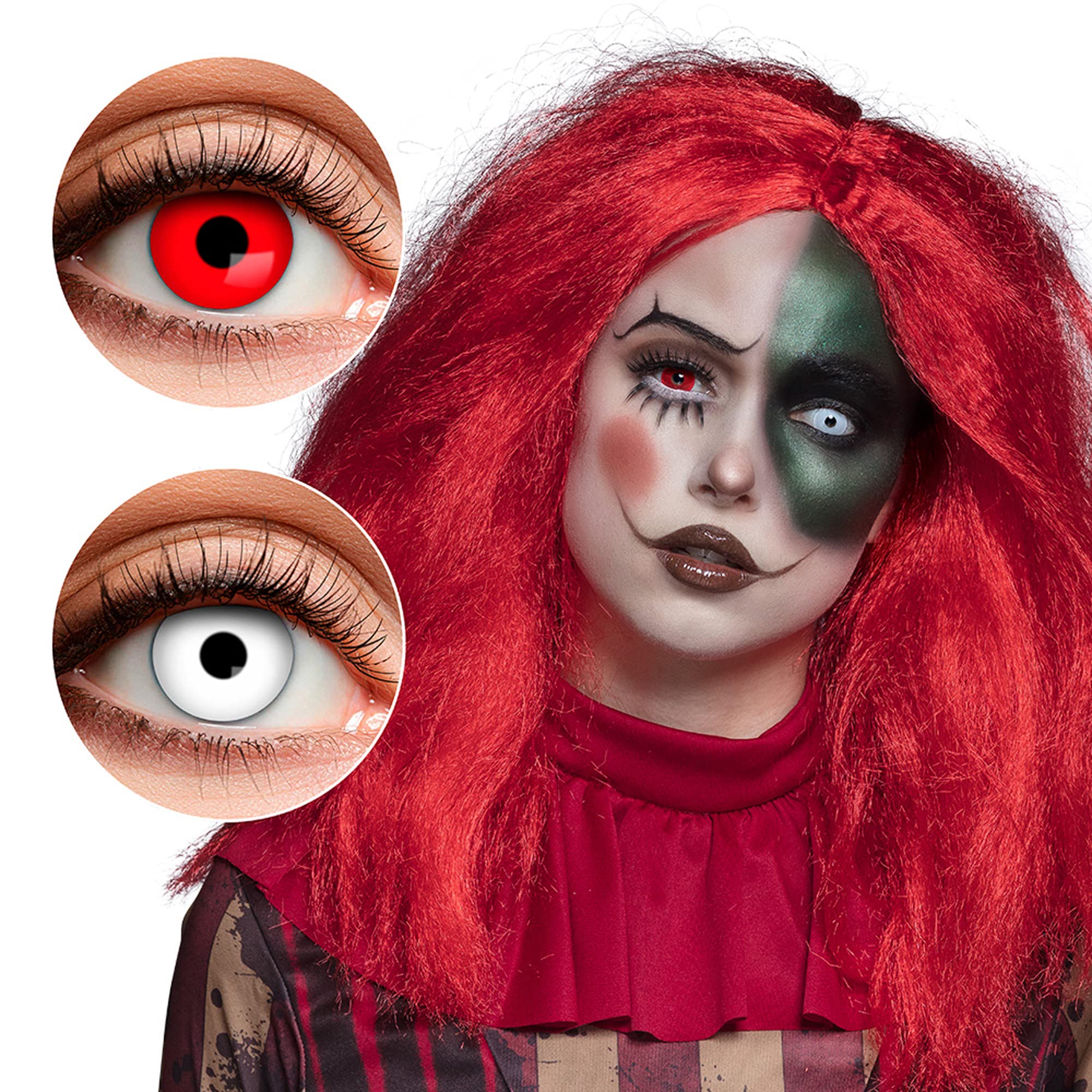 Boland: Pr 3 Month Duo Lenses Creepy Clown H