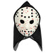 Boland 72324 - Maschera Killer del freddo con cappuccio, maschera horror per carnevale, accessorio per costumi di carnevale, maschera di Halloween
