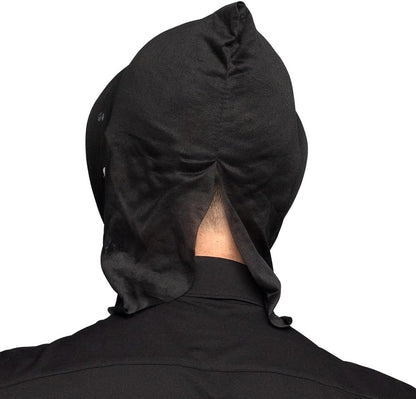 Boland 72324 - Maschera Killer del freddo con cappuccio, maschera horror per carnevale, accessorio per costumi di carnevale, maschera di Halloween