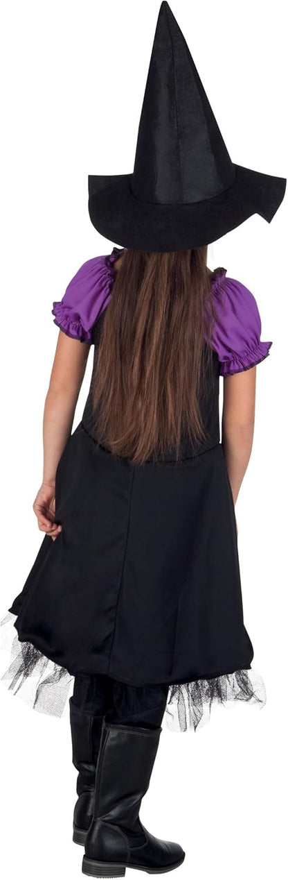 Boland- Strega Costume Bambina Streghetta Imperial Witch, Viola/Nero, 4-6 anni, 78015