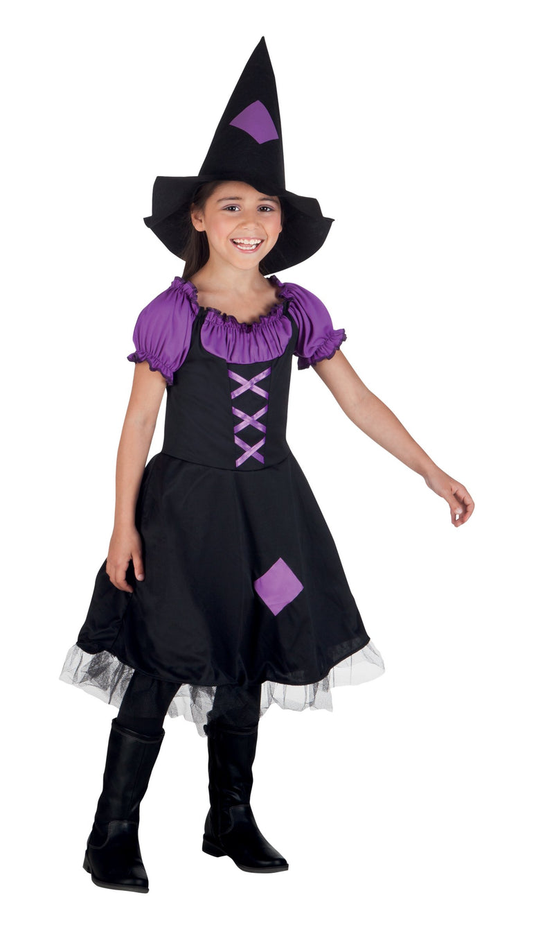 Boland- Strega Costume Bambina Streghetta Imperial Witch, Viola/Nero, 4-6 anni, 78015