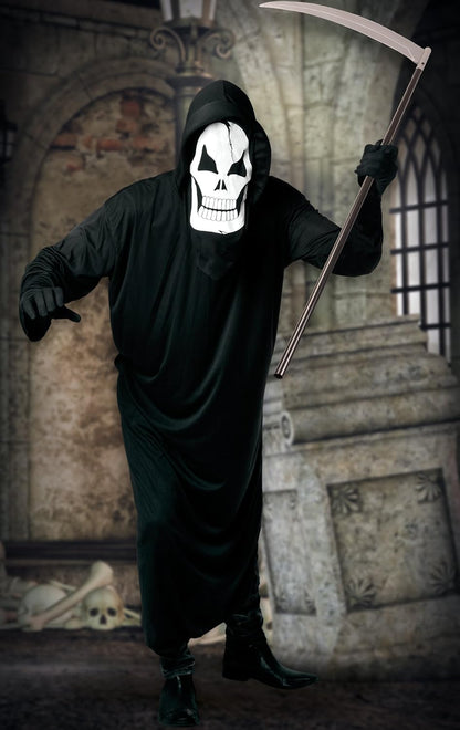 Boland- Costume Tristo Mietitore Grim Reaper per Adulti, Nero, M/L, 79063