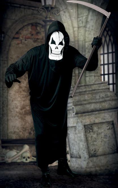 Boland- Costume Tristo Mietitore Grim Reaper per Adulti, Nero, M/L, 79063