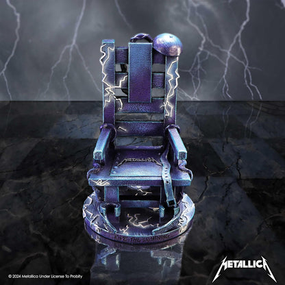 Nemesis Now Metallica Ride The Lightning Stuhlfigur, Kunstharz, gegossen aus feinstem Harz, fachmännisch handbemalt