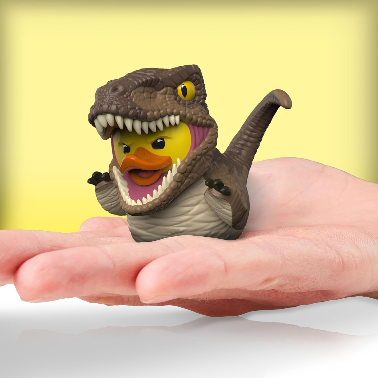 TUBBZ Mini: Jurassic Park - Velociraptor Cosplaying Rubber Duck Vinyl Figure