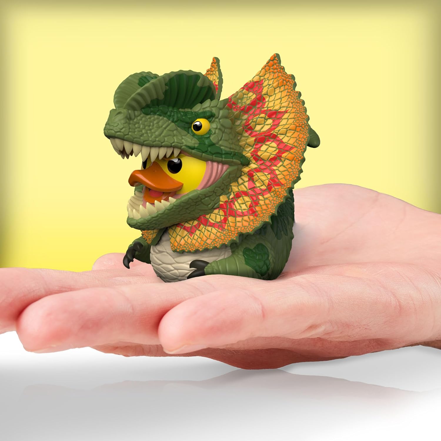 TUBBZ Mini: Jurassic Park - Dilophosaurus Cosplaying Rubber Duck Vinyl Figure