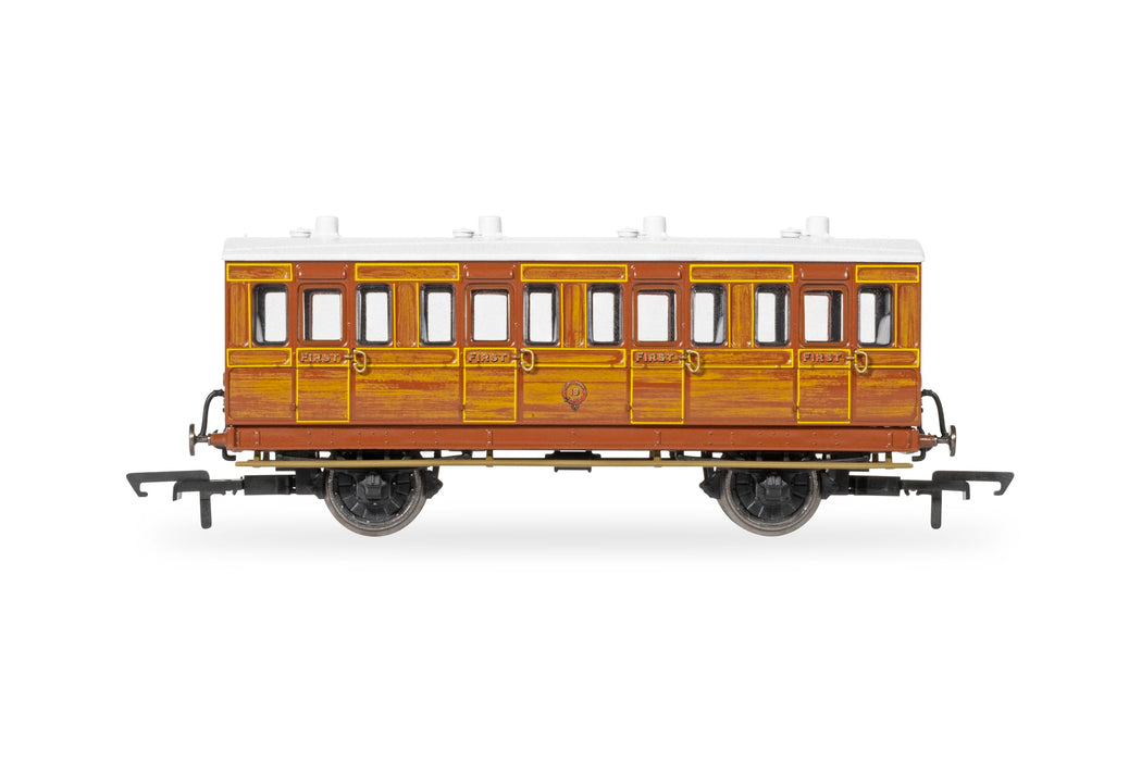 Hornby R40414 IoW CR 4 Wheel Coach 4 Door 1st Class - Era 2 Coaches & Coach Packs