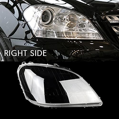 DYBANP Car headlight lens cover,For Mercedes-Benz W164 ML350 500 2005-2008,Car Headlight Lens Cover Headlight Lamp Shade