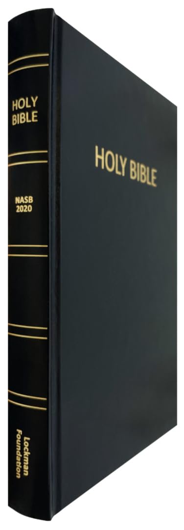 NASB Pew Bible, Black, Hardcover, 2020 text