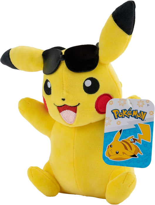 Pokemon Pikachu with Sunglasses Accy, Plush Toy, 20 cm