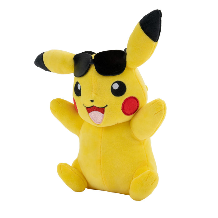 Pokemon Pikachu with Sunglasses Accy, Plush Toy, 20 cm