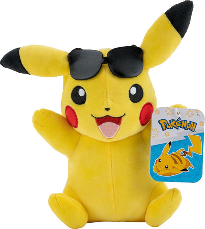 Pokemon Pikachu with Sunglasses Accy, Plush Toy, 20 cm