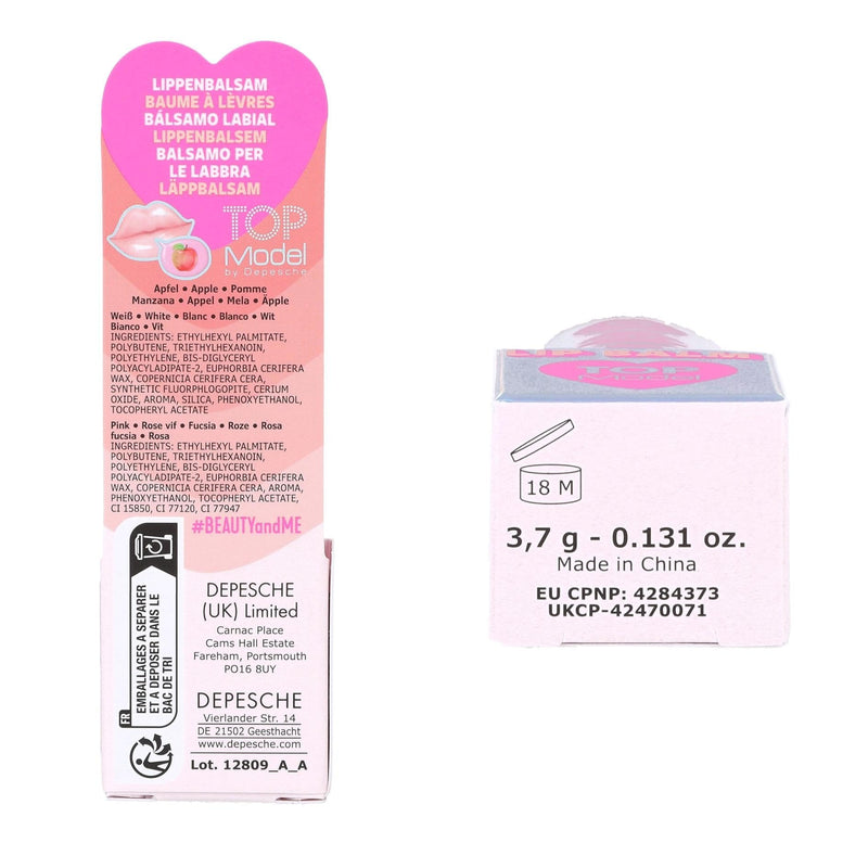 Topmodel - Heart In Heart Lipbalm - Pink, Red - 3.7 Grams