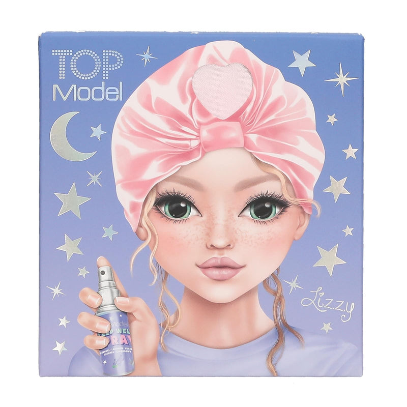 Depesche 13251 TOPModel Beauty and Me Set with Pink Silk Turban and Lavender Spray with Soothing Scent
