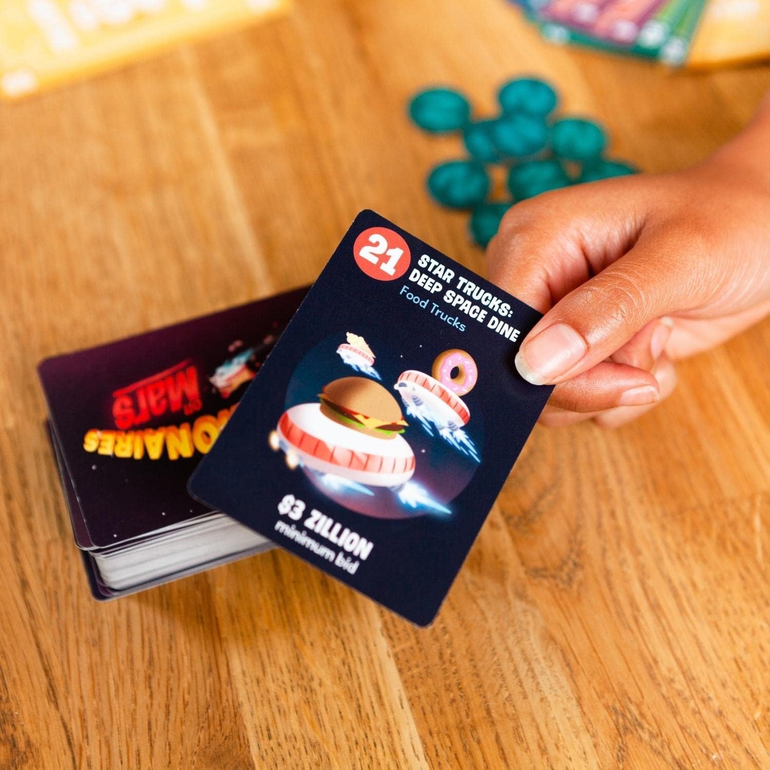 Zillionaires on Mars: Bidding and Bluffing Family Game That's Out of This World