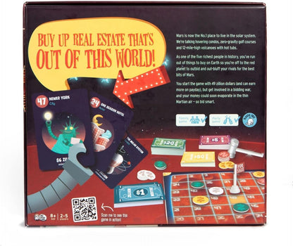 Zillionaires on Mars: Bidding and Bluffing Family Game That's Out of This World