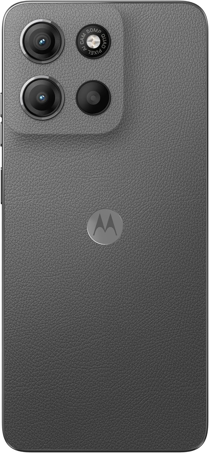 Motorola moto g15 8/512GB, Doppia fotocamera 50+5MP + sensore antisfarfallio, Display 6.72" FHD+ 60Hz, batteria 5200mAh, MediaTek Helio G81, Android 15, Gravity Grey