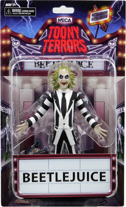 NECA Beetlejuice Toony Terrors Action Figure, 6"