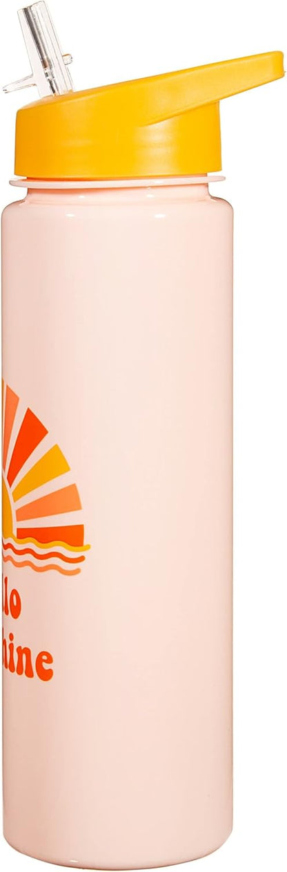 Hello Sunshine Plastic Water Bottle