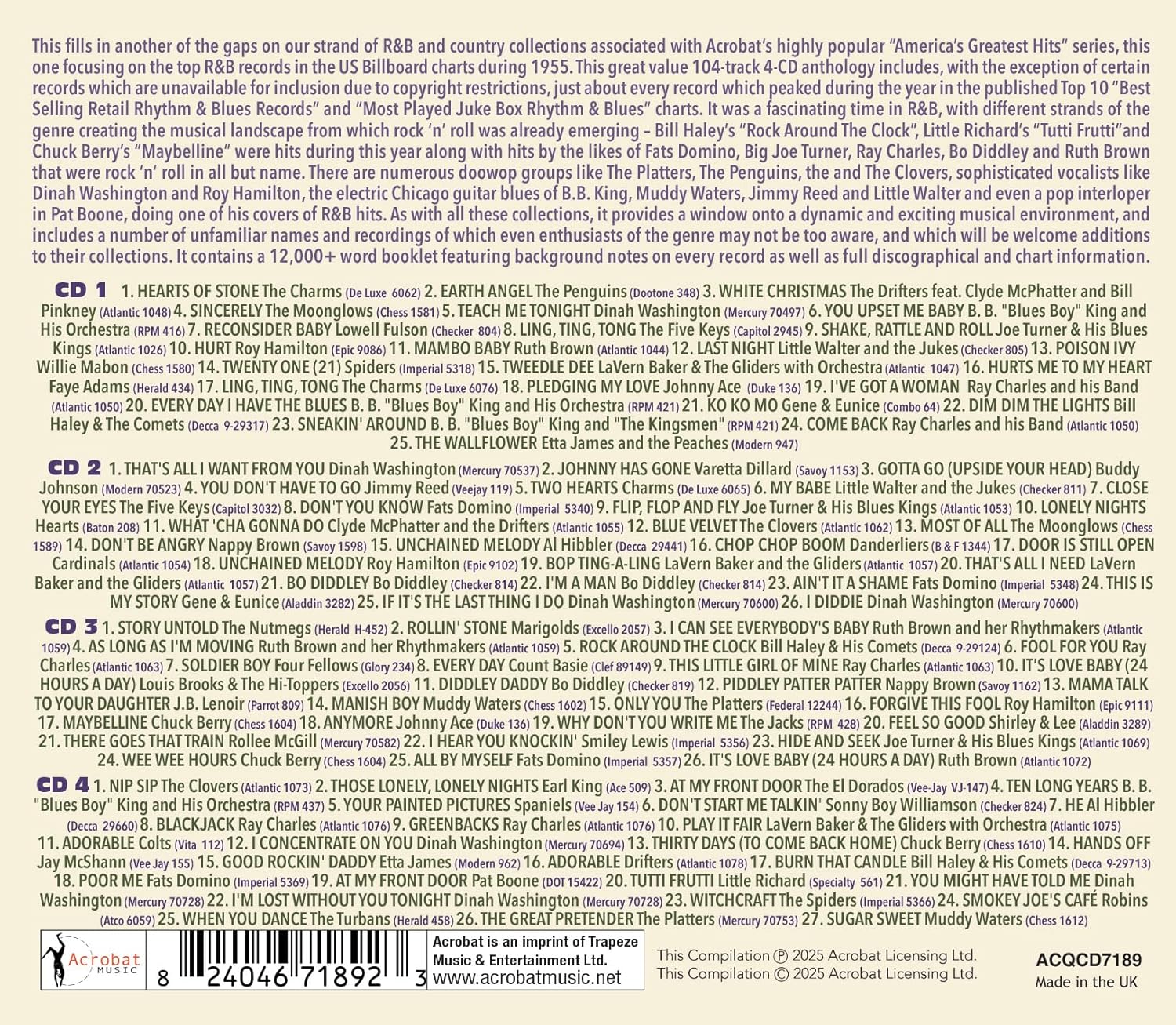 The R&B Hits Collection 1955