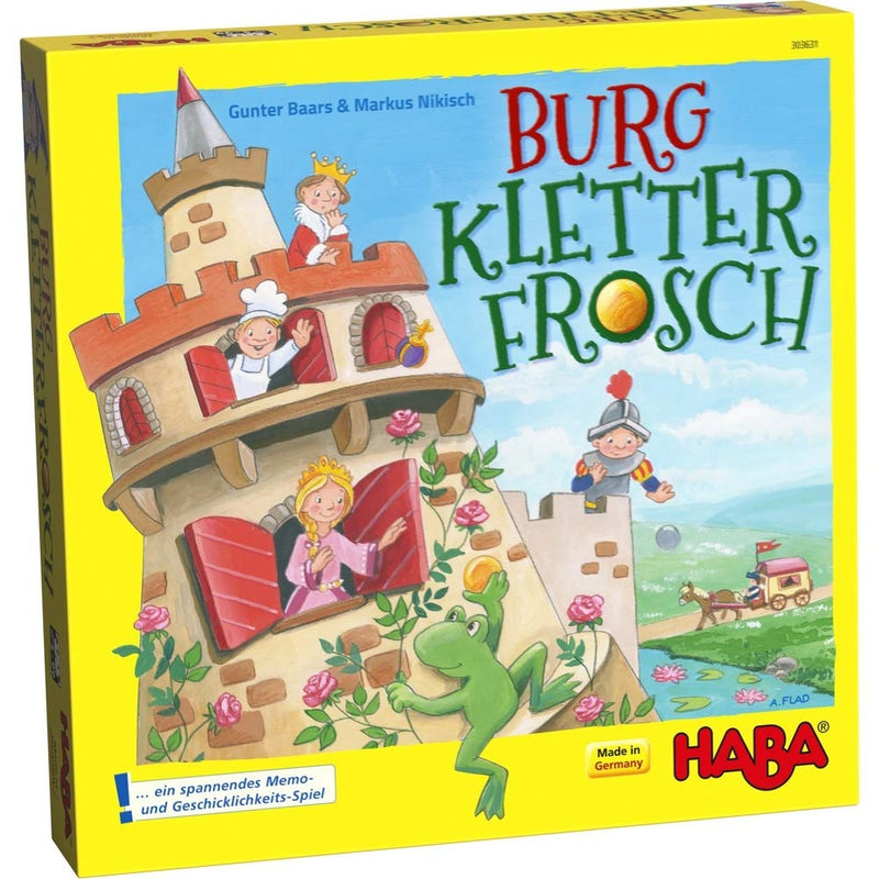 HABA Castle Climbing Frog | 3D memory game for children, games for 5 year old | 303993