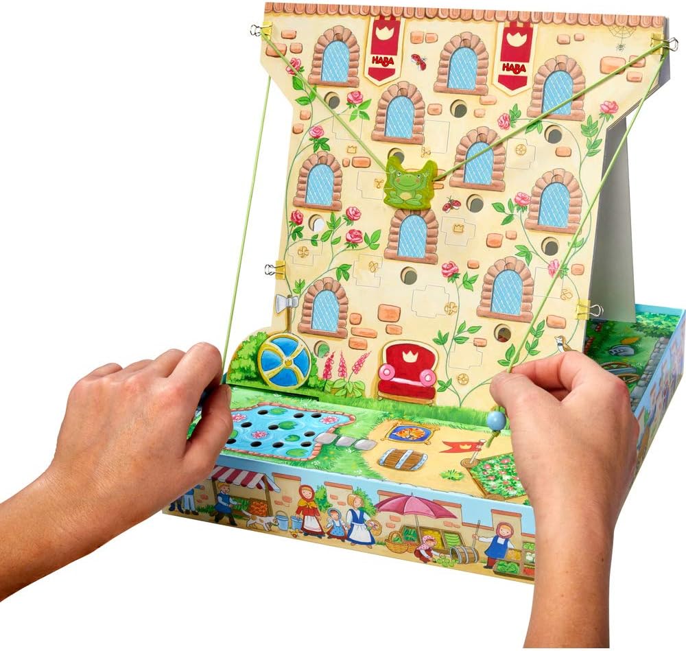 HABA Castle Climbing Frog | 3D memory game for children, games for 5 year old | 303993
