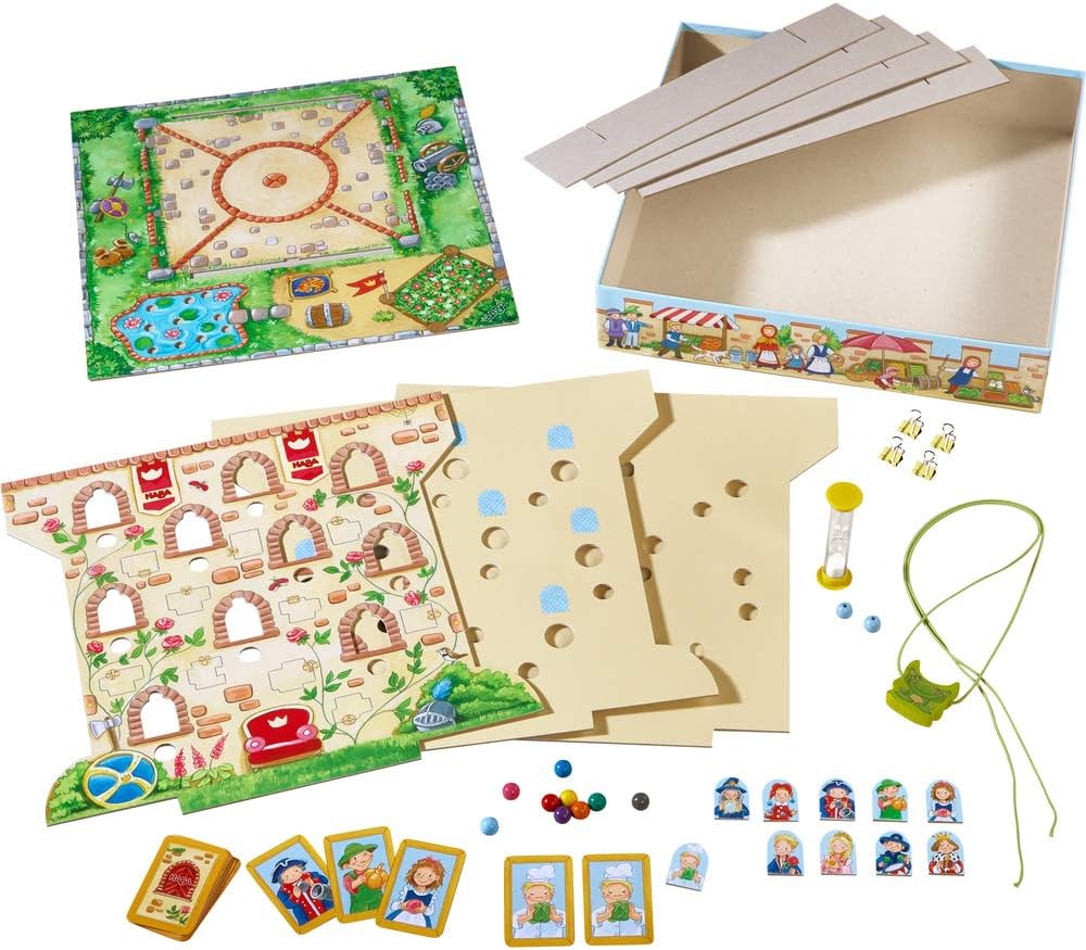 HABA Castle Climbing Frog | 3D memory game for children, games for 5 year old | 303993