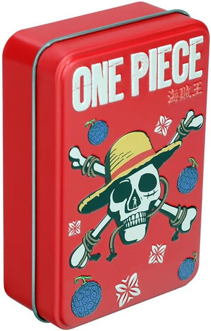 Paladone One Piece Jolly Rogers Playing Cards for Poker, Rummy, Go Fish, Card Games, Officially Licensed Anime Merchandise & Collectible Gift in Metal Tin