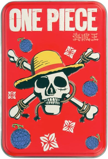Paladone One Piece Jolly Rogers Playing Cards for Poker, Rummy, Go Fish, Card Games, Officially Licensed Anime Merchandise & Collectible Gift in Metal Tin