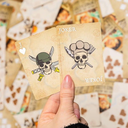 Paladone One Piece Jolly Rogers Playing Cards for Poker, Rummy, Go Fish, Card Games, Officially Licensed Anime Merchandise & Collectible Gift in Metal Tin