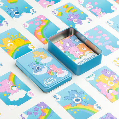 Paladone Care Bears Playing Cards for Poker, Rummy, Go Fish, Card Games, Officially Licensed Gaming Merchandise & Collectible Gift in Metal Tin