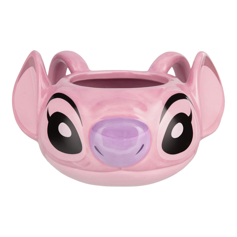 Paladone Disney Engelförmige Keramik-Kaffeetasse, 450 ml, offiziell lizenziertes Lilo & Stitch Merchandise-Produkt, 3D-Trinkgeschirr für heiße Getränke, Tee, heiße Schokolade