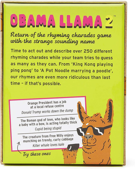 Big Potato Mini Obama Llama 2: The Family Travel Game with the Strange-Sounding Name