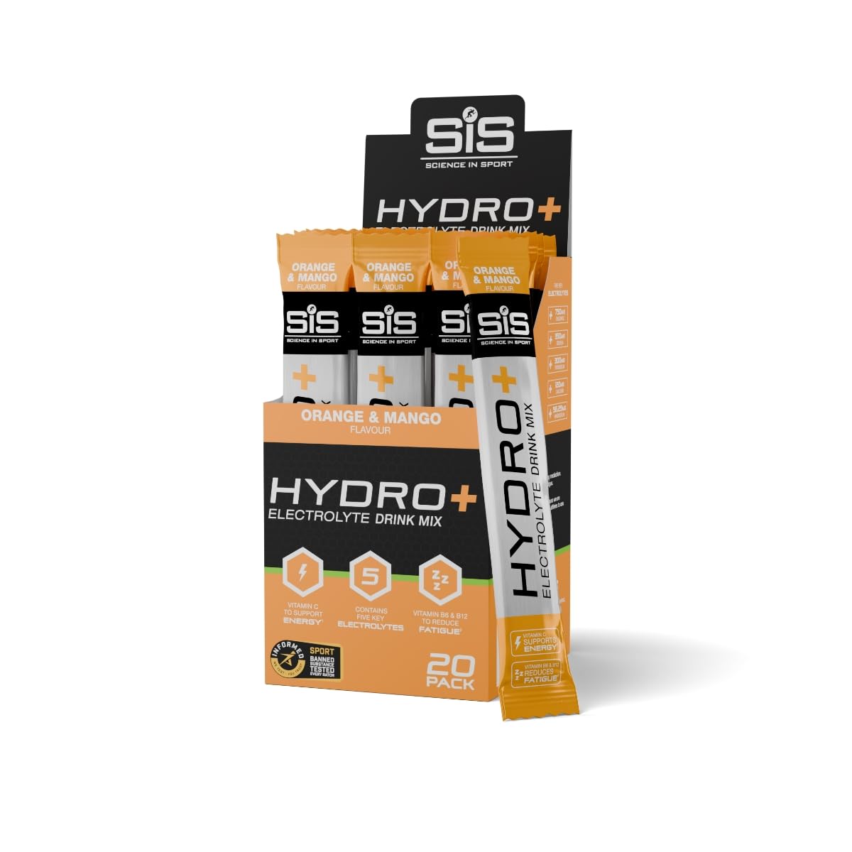 Hydro+ Stick Powder Orange Mango - 4.5g - Pack of 20