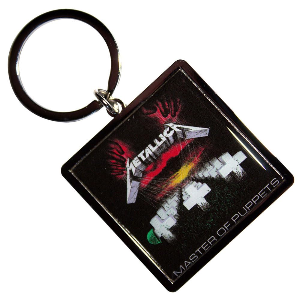 Rock Off officially licensed products Metallica Master Of Puppets Keyring Keychain One Size