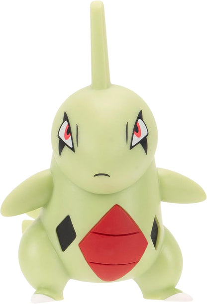 Pokémon Surprise Attack Game - 2-Inch Larvitar and Scorbunny with Poké Ball and Ultra Ball plus 6 Attack Discs