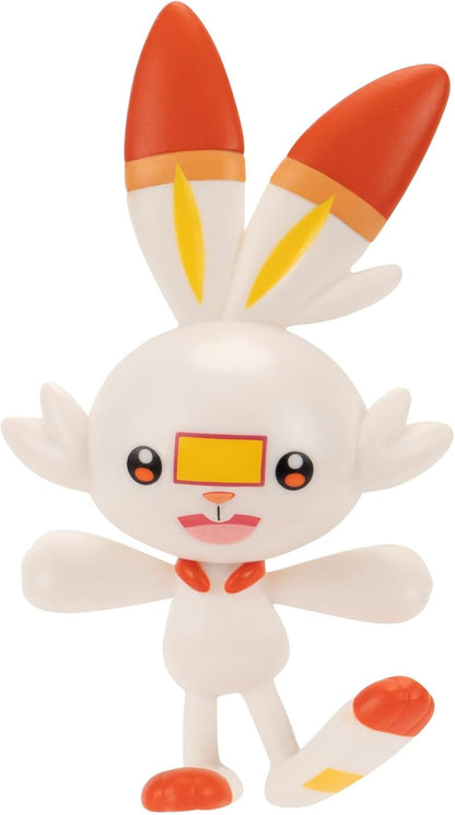 Pokémon Surprise Attack Game - 2-Inch Larvitar and Scorbunny with Poké Ball and Ultra Ball plus 6 Attack Discs
