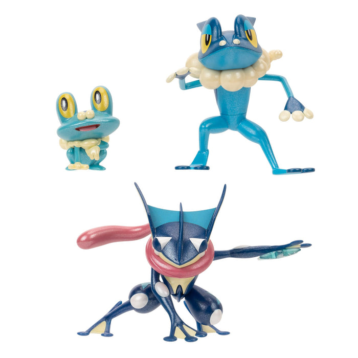 Pokémon Select Evolution Pack - Features 2-Inch Froakie, 3-Inch Frogadier and 4.5-Inch Greninja Battle Figures