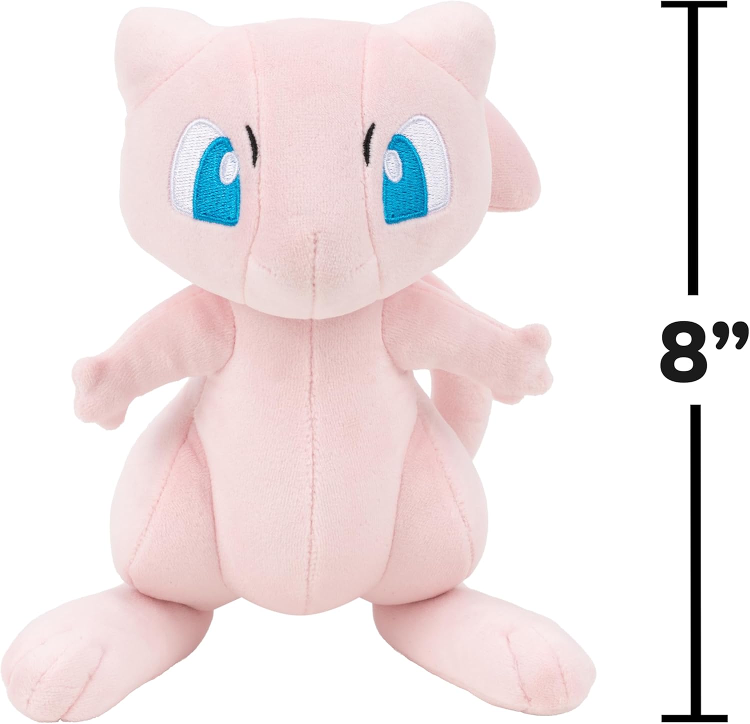 Pokemon 8" Mew Plush - Officially Licensed - Generation 1 - Quality Soft Stuffed Animal Toy Figure - Gift for Kids, Boys & Girls - 2+